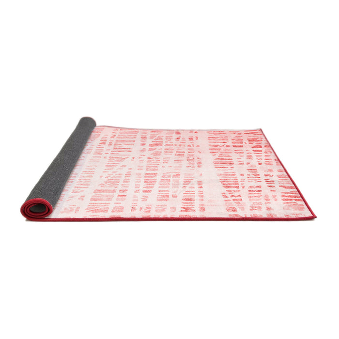Solid Red Modern Area Rugs