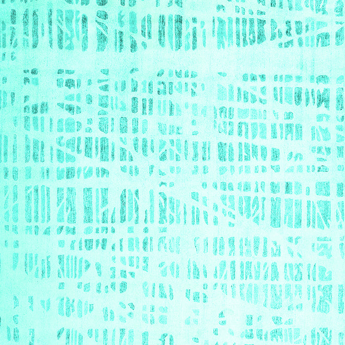 Machine Washable Solid Turquoise Modern Area Rugs, wshcon2266turq