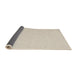 Thickness of Contemporary Light French Beige Brown Solid Rug, con2267