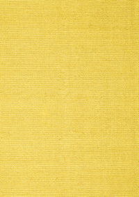 Solid Yellow Modern Rug, con2267yw