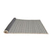 Thickness of Contemporary Gunmetal Gray Modern Rug, con2268