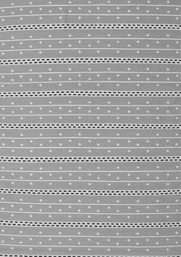 Abstract Gray Contemporary Rug, con2268gry