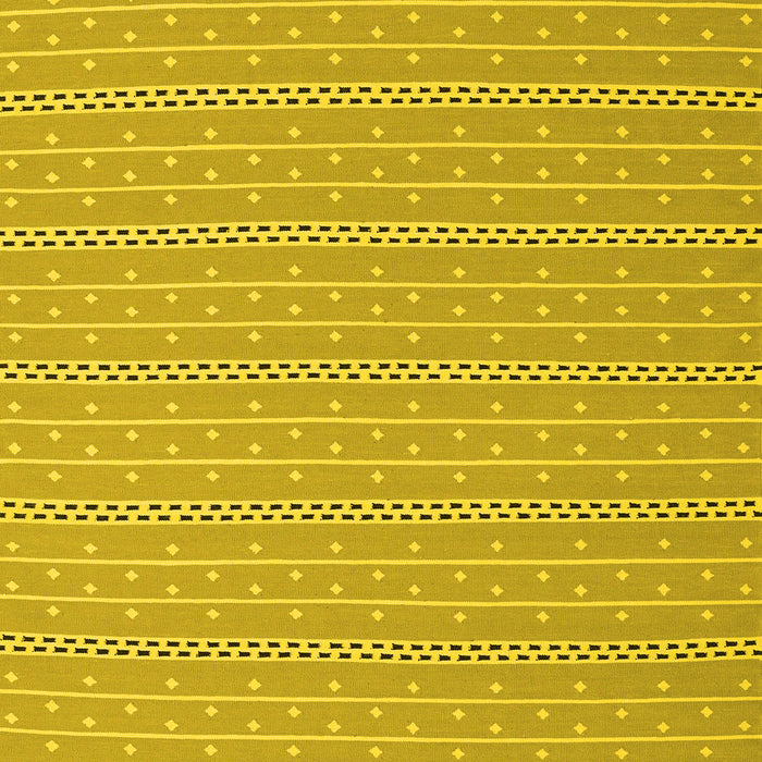 Machine Washable Abstract Yellow Contemporary Rug, wshcon2268yw