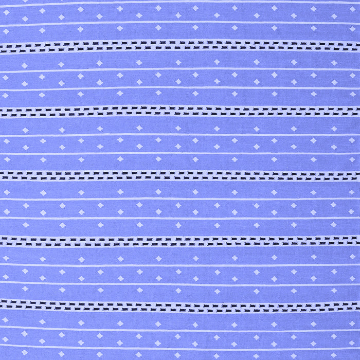 Abstract Blue Contemporary Rug, con2268blu