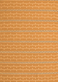 Abstract Orange Contemporary Rug, con2268org