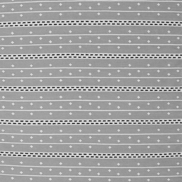 Serging Thickness of Machine Washable Abstract Gray Contemporary Rug, wshcon2268gry