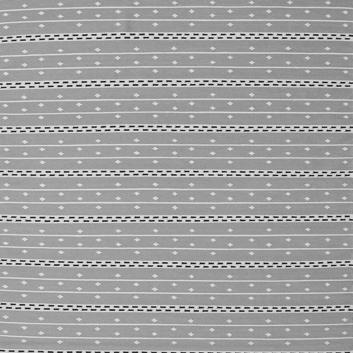 Serging Thickness of Abstract Gray Contemporary Rug, con2268gry