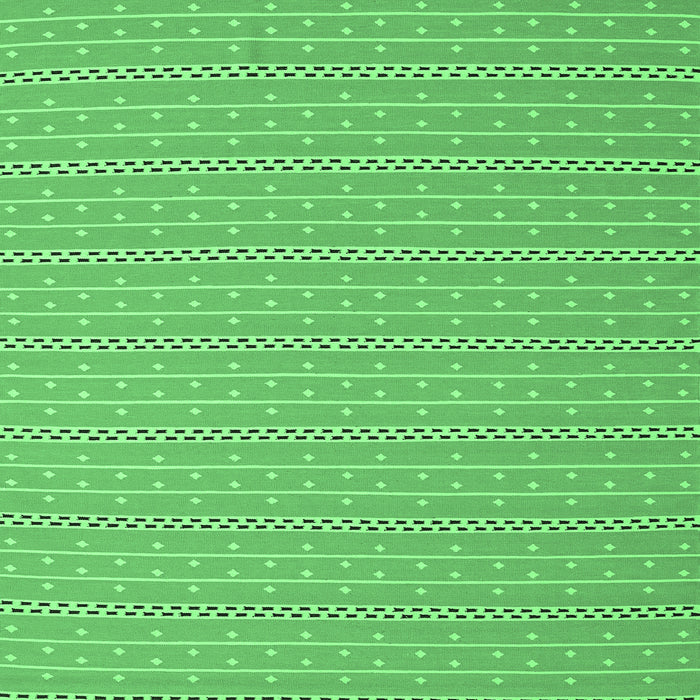 Square Machine Washable Abstract Emerald Green Contemporary Area Rugs, wshcon2268emgrn