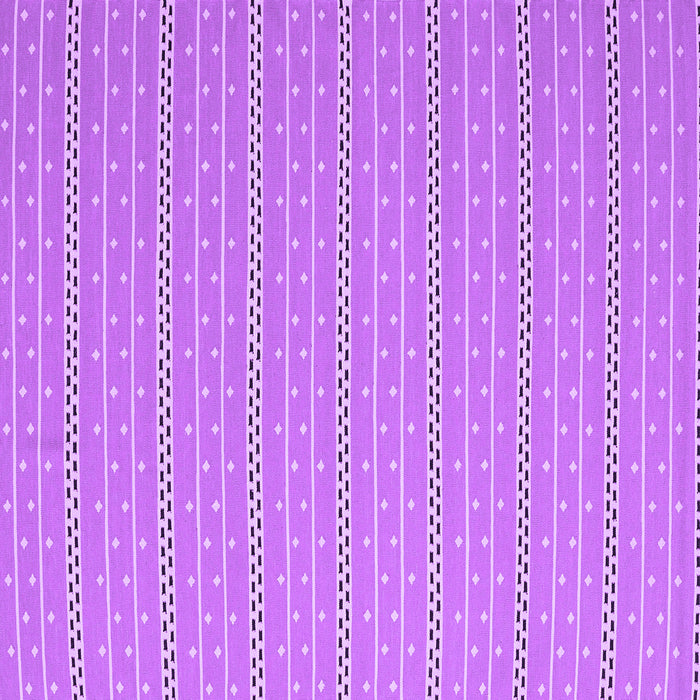 Square Abstract Purple Contemporary Rug, con2268pur