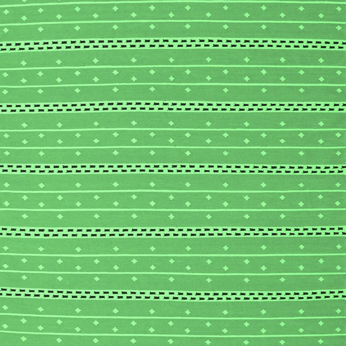 Machine Washable Abstract Emerald Green Contemporary Area Rugs, wshcon2268emgrn