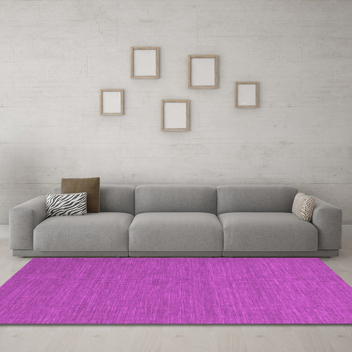 Machine Washable Abstract Pink Contemporary Rug in a Living Room, wshcon226pnk