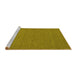 Sideview of Machine Washable Abstract Yellow Contemporary Rug, wshcon226yw