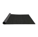 Thickness of Contemporary Charcoal Black Modern Rug, con227