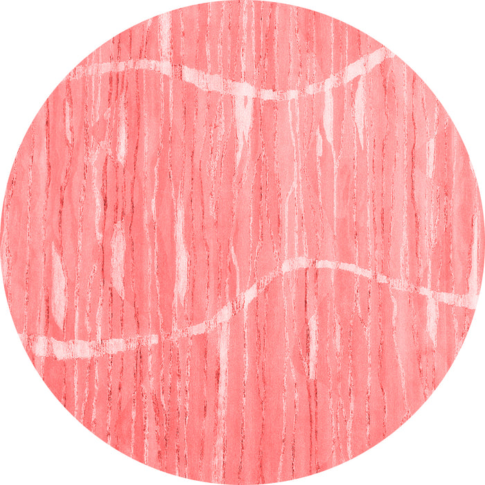 Machine Washable Abstract Red Contemporary Rug, wshcon2270red