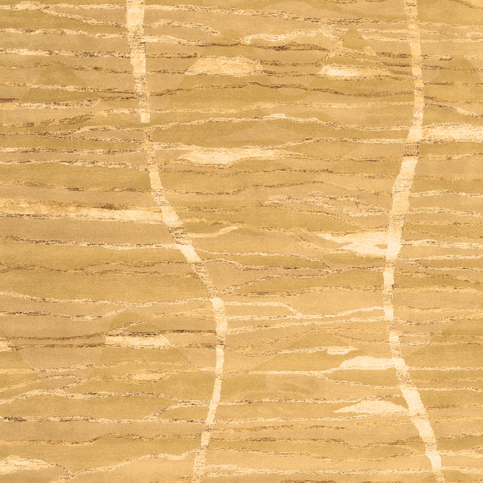 Machine Washable Abstract Brown Contemporary Rug, wshcon2270brn