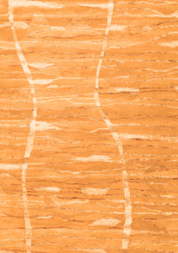 Abstract Orange Contemporary Rug, con2270org