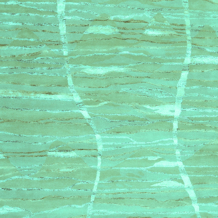 Abstract Turquoise Contemporary Rug, con2270turq