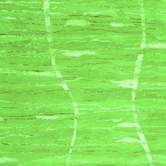 Serging Thickness of Machine Washable Abstract Green Contemporary Area Rugs, wshcon2270grn
