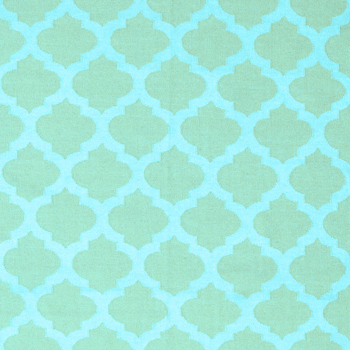 Machine Washable Trellis Light Blue Modern Rug, wshcon2271lblu