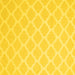 Square Machine Washable Trellis Yellow Modern Rug, wshcon2271yw