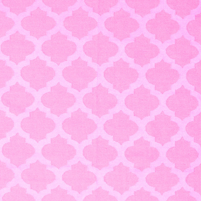 Machine Washable Trellis Pink Modern Rug, wshcon2271pnk