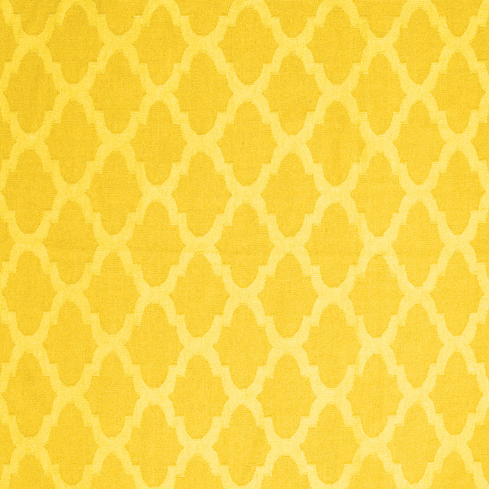 Square Trellis Yellow Modern Rug, con2271yw