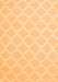 Trellis Orange Modern Rug, con2271org