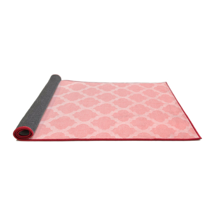 Trellis Red Modern Area Rugs