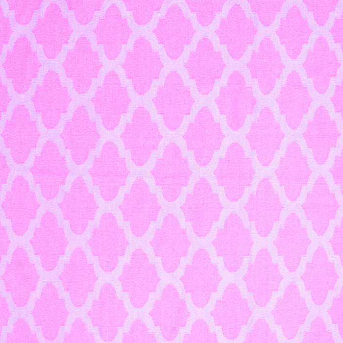 Square Machine Washable Trellis Purple Modern Area Rugs, wshcon2271pur