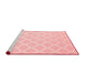 Modern Red Washable Rugs