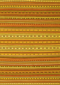 Oriental Yellow Traditional Rug, con2272yw