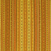 Square Machine Washable Oriental Yellow Traditional Rug, wshcon2272yw