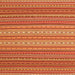 Round Machine Washable Oriental Orange Traditional Area Rugs, wshcon2272org