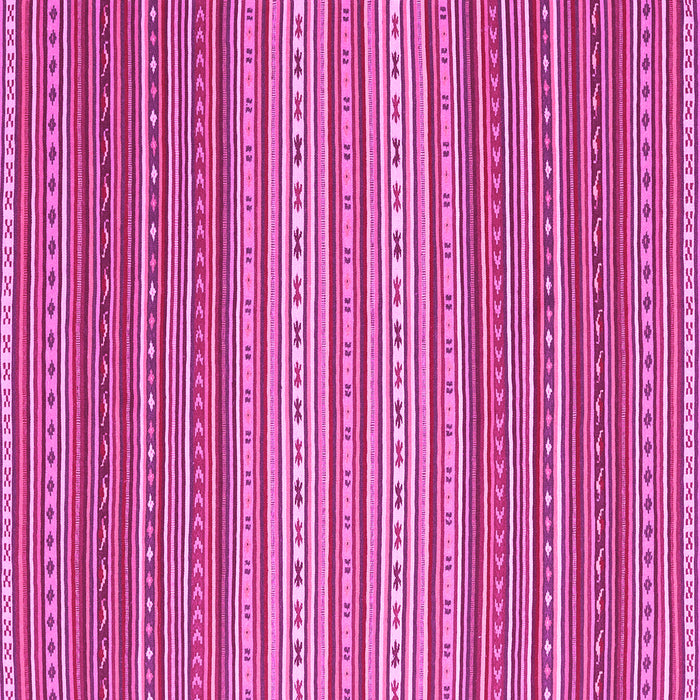 Square Oriental Pink Traditional Rug, con2272pnk