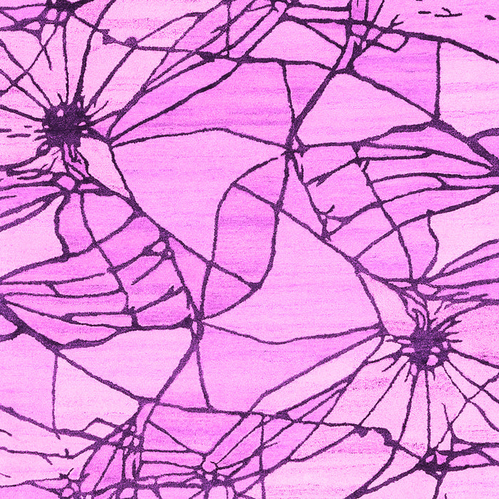 Machine Washable Abstract Pink Contemporary Rug, wshcon2273pnk