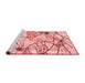 Contemporary Red Washable Rugs