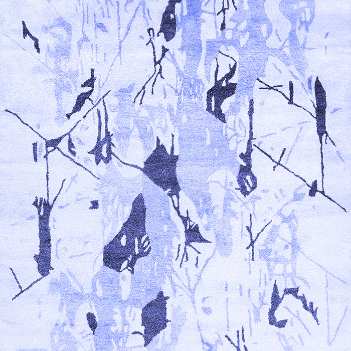 Solid Blue Modern Rug, con2274blu