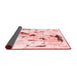 Solid Red Modern Area Rugs