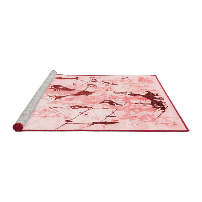 Modern Red Washable Rugs