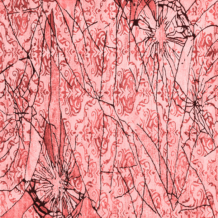 Abstract Red Contemporary Rug, con2275red