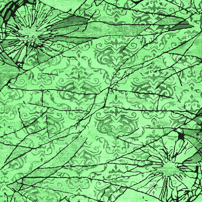 Abstract Emerald Green Contemporary Rug, con2275emgrn