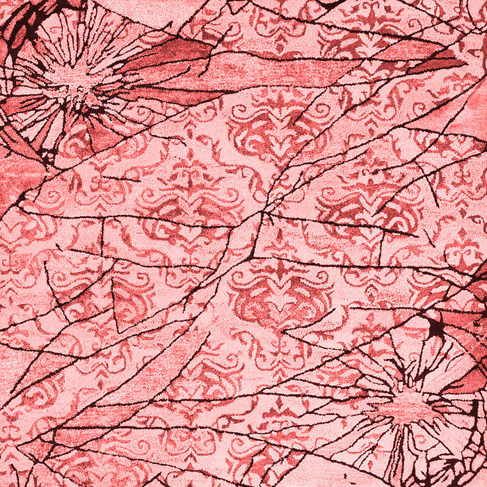 Abstract Red Contemporary Area Rugs