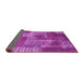 Sideview of Patchwork Pink Transitional Rug, con2276pnk