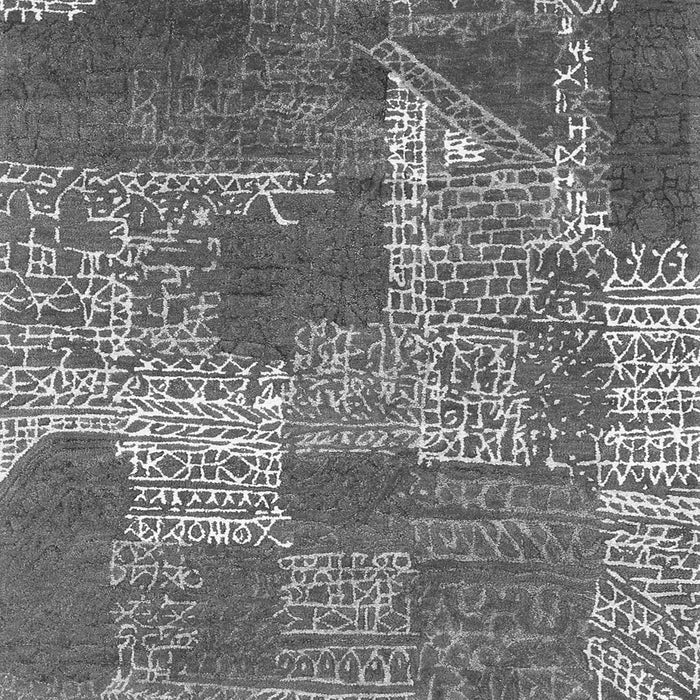 Patchwork Gray Transitional Rug, con2276gry