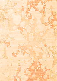 Abstract Orange Contemporary Rug, con2277org