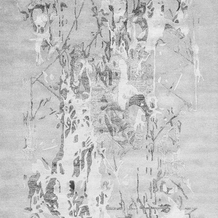 Abstract Gray Contemporary Rug, con2278gry