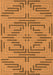 Serging Thickness of Machine Washable Abstract Orange Contemporary Area Rugs, wshcon2279org