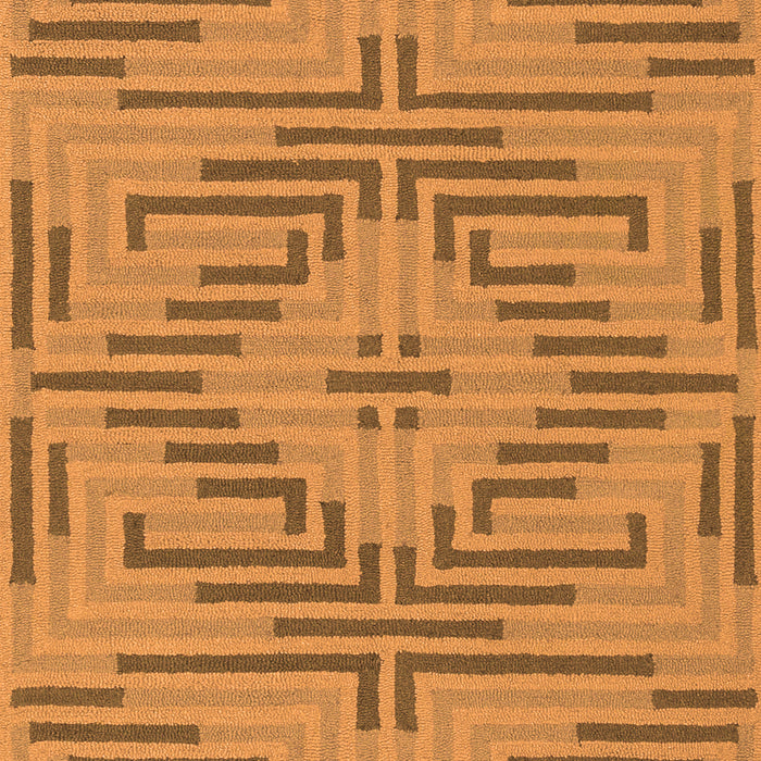 Serging Thickness of Machine Washable Abstract Orange Contemporary Area Rugs, wshcon2279org