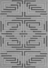 Abstract Gray Contemporary Rug, con2279gry