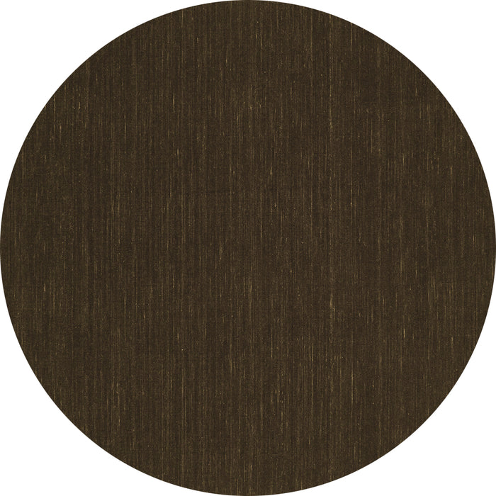 Round Machine Washable Abstract Brown Contemporary Rug, wshcon227brn